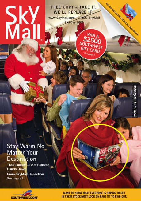 Sky Mall cool inception cover.